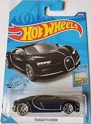 Hot Wheels 2020 Factory Fresh '16 Bugatti Chiron, Black 89/250