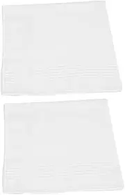 [BESTYASH] Simple Handkerchief Washcloth Towels Cotton Washing Handkerchief Cotton Handkerchief White