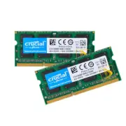 Crucial 2x 4GB 2RX8 PC3L-12800S DDR3 1600Mhz 204Pin Laptop Memory RAM SODIMM 8GB