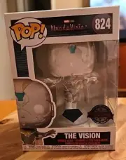 Marvel Studios Wanda Vision The Vision #824 Diamond Collection New Funko Pop