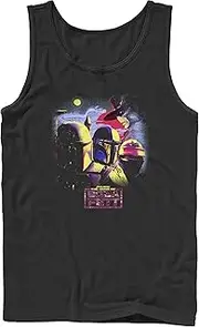 Men's Star Wars: The Book of Boba Fett Cad Bane vs Shand, Djarin, & Boba Fett Tank Top - Black - Large