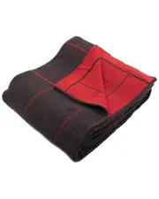 Portolano Blanket In Square Pattern With Piping
