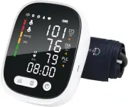 Upper Arm Blood Pressure Monitor: Accurate Readings, Dual User Record, Large Bac