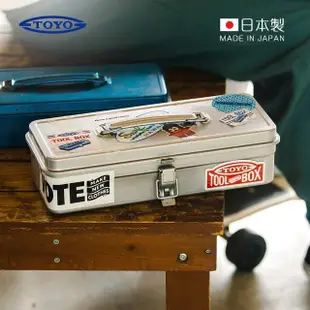 【日本TOYO】T-320 日製方型提把式鋼製單層工具箱(32公分/收納箱/手提箱)