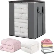 BLANKET ORGANIZER AND STORAGE - Keep your home clean and organized with zippers, quilt storage bins, fabric storage bags, versatile blanket organizer and storage, blanket storage organizer for quilts