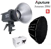 Aputure Amaran 200D-S Daylight LED Light LED lamp COB video light +Light Dome SE
