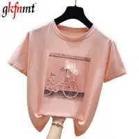 在飛比找ETMall東森購物網優惠-women t shirt top 23 print sum