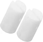 Vaguelly Banjo Nut Replacement 2pcs Bone Nut Blanks Kit for 5th String for Live Performances Studio Recordings