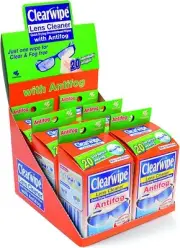 1/3/6 Pack Clearwipe Lens Cleaner Microfibre Glass Anti Fog Quick Dry Wipes