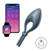 在飛比找PChome24h購物優惠-德國Satisfyer Bullseye 智能可調節男士精力