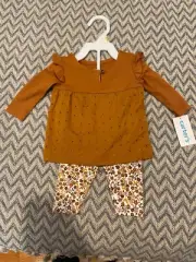 Carter’s Newborn 3M Fall Tunic & Legging Set – NWT – 100% Cotton