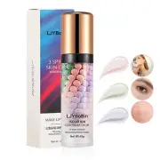 3 in 1 Color Correcting Cream,Moisturizing Isolation Cream Oil Control One Step