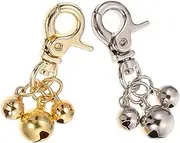 Kisangel Pet Bell Accessories Pets Cat Collar Bells Pet Pendant Accessories Training Collar Dog Collar Charms Dog Collar Bells Bell for Dog Collar Puppy Bell Collar Cat Bell Zinc