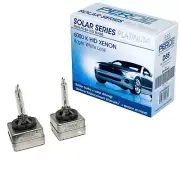 PERDE Solar Series Platinum D8S HID Bulb Set Xenon Enhanced 6000K Bright White (for: Volkswagen)