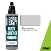 Matt Grey Primer 60ml - for Airbrush and Brush Acrylic Paint - surface primer