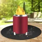 3-Layer Fire Pit Mat Round Fire Pit Pad Fireproof Mat Outdoor