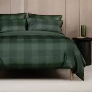 Sheridan Harten Quilt Cover Set in Hunter Size: Super King Cotton