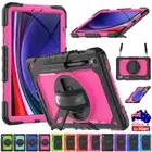 For Samsung Galaxy Tab S10 S9 Ultra Plus FE Shockproof Heavy Duty Case Cover