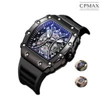在飛比找蝦皮商城優惠-【CPMAX 】瑞士手錶酒桶形手錶 手錶男生 非機械錶 鏤空