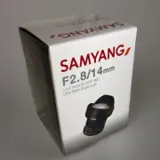 Rokinon 14mm f/2.8 Lens for Fujifilm X | Manual Focus Ultra Wide APS-C Samyang