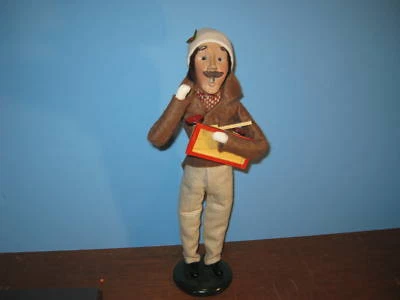 Byers Choice 1993 Handsome Gent with Wooden Wagon