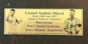 Lionel Messi Sublimation Plaque