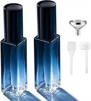 Perfume Atomizer Refillable - 2 x 20 ML Gradient Blue Travel Spray Bottles for Portable Fragrance on the Go
