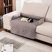 Pelsbarn Cooling Bed, Pelsbarn Cooling Mat for Dogs/Cat, New Pet Cooling Bed with Pillows for Large/Medium/Small (75 * 120cm,Light gray)