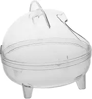 KOMBIUDA Hamster Bathroom Toilet Nest Durable Abs Sand Bath Box for Hamsters Spacious and Easy to Clean Bath Container for Small Animals