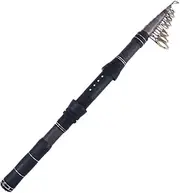 Sosoport 2pcs Carbon Fishing Rod Fishing Rods Saltwater Short Fishing Rod Ultrashort Stream Pole Black to Rotate Fishing Rod Fishing Rod