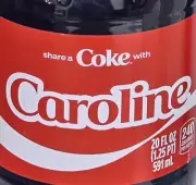 Share a Coke with Caroline 2025 Personalized Gift Coca Cola Bottle 20oz