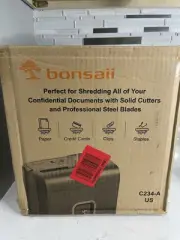 Bonsaii Docshred C234-A 6 Sheet Micro-cut Paper Document Shredder