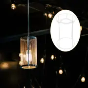 Table Lamp Chandelier Stand Iron Wire Lampshade Frame Light Bulb