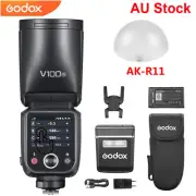 Godox V100S 2.4G TTL HSS Flash Speedlite For Sony Camera + AK-R11 Diffuser Dome