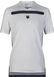 Fox Racing Flexair Race Aviation Mens MTB Mountain Bike Jersey White SM