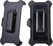 WallSkiN 2 Pack Replacement Belt Clip Holster for Apple iPhone 14 OtterBox Defender Series Case | Clip for Belt Holder (Case Not Included)
