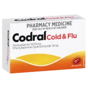 Codral Cold & Flu 48 Tablets Temporary Relief Headaches Fever Sore Throat
