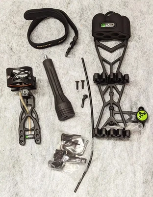 FUSE ARCHERY ACCESSORY KIT, QAD HUNTER REST, 5 PIN SIGHT, QUIVER