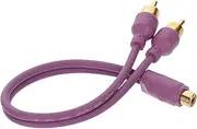 VINTORKY Car Speaker Wire Audio Wire Splitter Cable 1 Female to 2 Male for Enhanced Sound