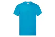 Fruit Of The Loom Mens Original Short Sleeve T-Shirt (Azure Blue) - UTPC124
