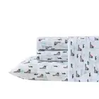 Maxon 4 Piece Blue Microfiber Full Sheet Set