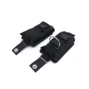 2Pcs Spare Black 1680D Nylon Scuba Diving Weight Belt Pockets with 7189