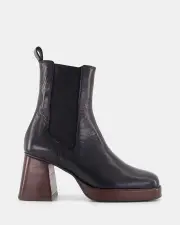 Shelly Shen Cheeta/Black Womens Boots 41