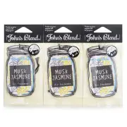 John's Blend Air Freshener - Musk Jasmine 3pcs