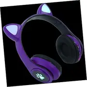 Generic Adorable Cat Ear Headset for Boys and Girls Girls Wireless Headphones Cat Claw Design