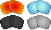[Littlebird4] Polarized Replacement Lenses for Oakley Holbrook XL OO9417 Sunglasses with UV Protection - 4 Pack