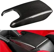 JSWAN Carbon Fiber Center Console Armrest Box Panel Cover for 11th Gen Civic Type r FL5 Typer Armrest Cover Protector Anti-Scratch Protector Decoration (Glossy Black)