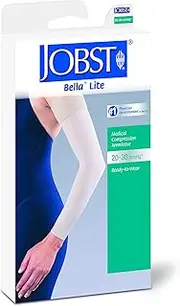 JOBST Bella Lite 15-20 mmHg Compression Combined Armsleeve and Gauntlet Beige / Medium / Regular
