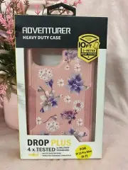 IPhone 13 PRO (6.7) MAX Shockproof Adventurer Heavy Duty Floral Pink Case