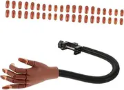 DECORNIJIA Nail Art Practice Hand Model Manicure Training Model Prosthetic Manicure Tool for Salon Artists